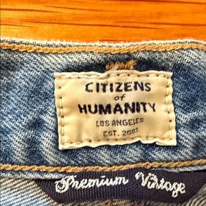Citizens Of Humanity Blue Denim Jeans